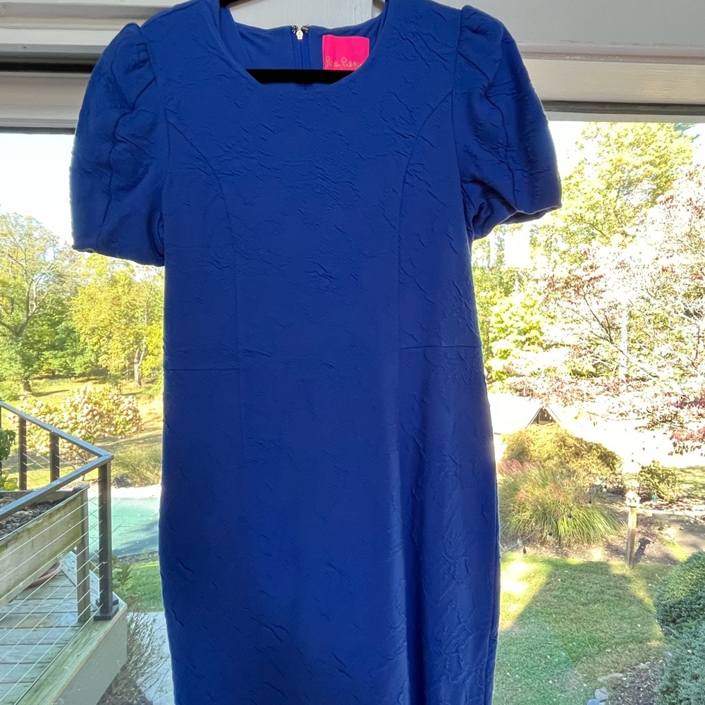 Elegant Blue Women's Dress